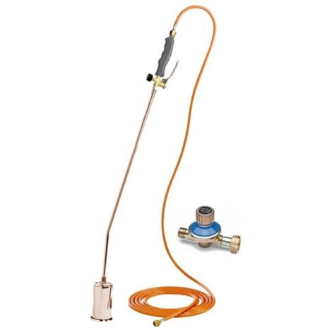 Kemper – Désherbeur thermique gaz – Brûleur 60 mm – Tuyau propane 5 m – Détendeur 2.5 bar – Utilisation intensive sans produits chimiques