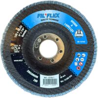 DISQUE A LAMELLES D125 GRAIN 80 BOMBÉ FIL FLEX