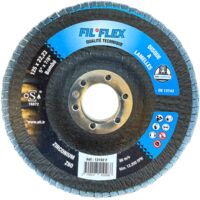 DISQUE A LAMELLES D125 GRAIN 60 BOMBÉ FIL FLEX