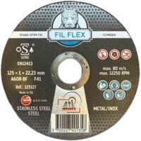 DISQUE A TRONCONNER EXTRA-FIN INOX 125x1x22 - FIL FLEX