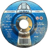 DISQUE A EBARBER METAL 125X1,6X22 BOMBÉ FIL FLEX