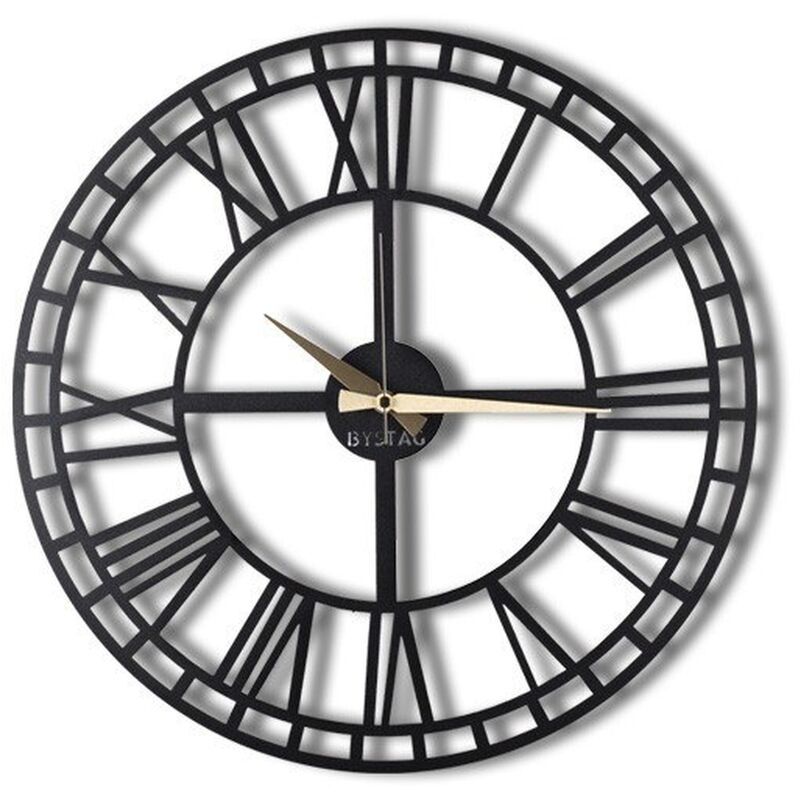 Reloj de Pared Vintage 50 cm Números Romanos