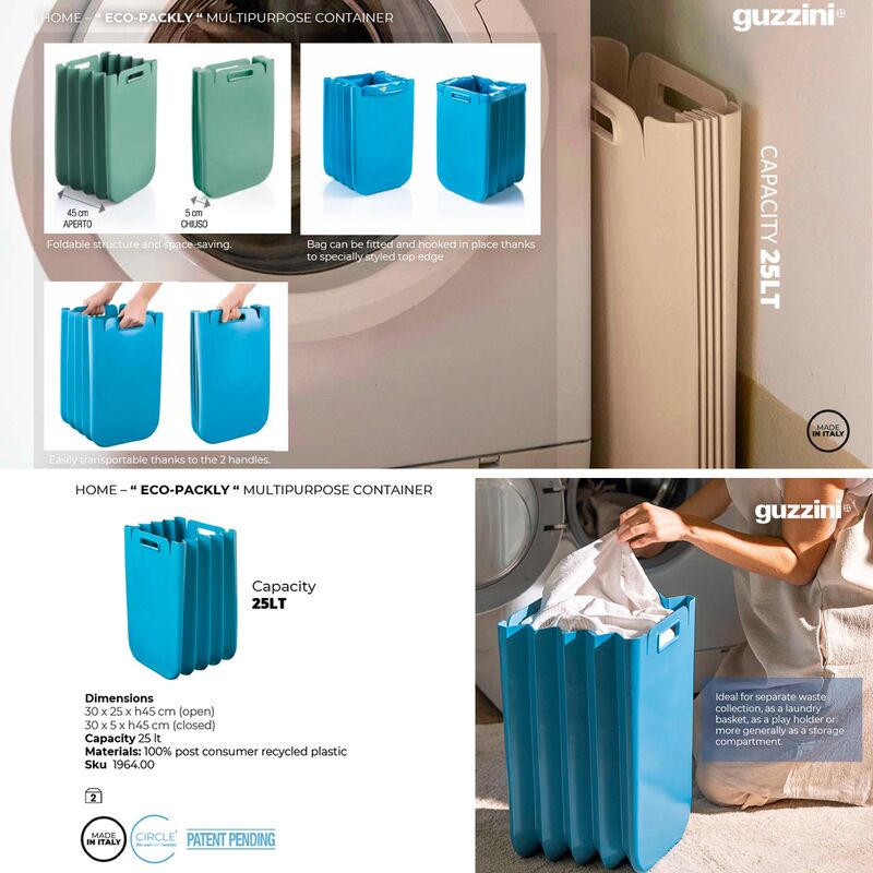 Cubo de reciclaje ecológico 45 litros de 3 compartimentos, reciclaje de  basura / cubos de reciclaje, Gran Capacidad, para Papel, Vidrio y Plástico,  Id - Well-Home
