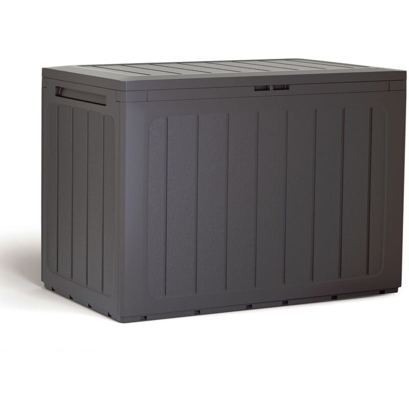 Prosperplast Baul De jardin 190 litros boardebox plastico en color ocre oscuro 78 x 433 55 438 55cm 190l