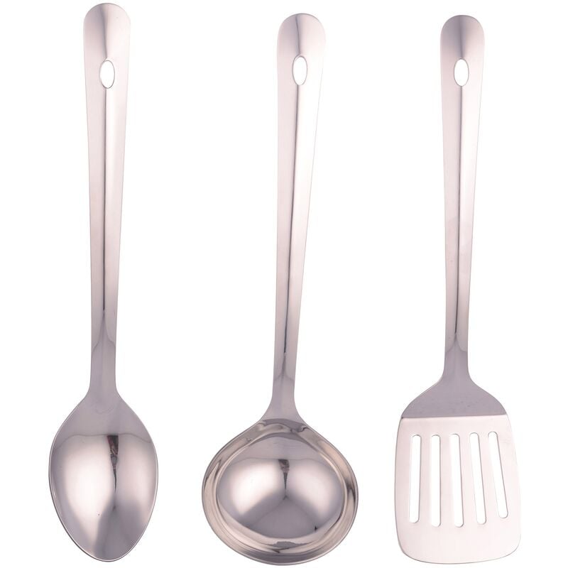 San Ignacio Set 3 pc utensilios cocina acero inoxidable