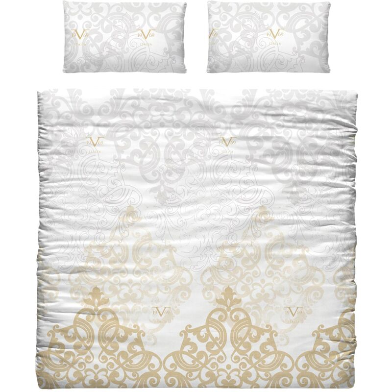 Conjunto funda nórdica y 2 fundas de almohada para cama de 135cm 100% algodón Versace 19v69 abbigliamento sportivo srl en oro