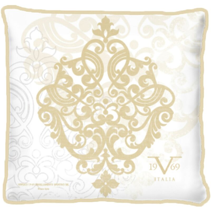 Almohada con relleno 40x40cm 100% algodón Versace 19v69 abbigliamento sportivo srl en oro