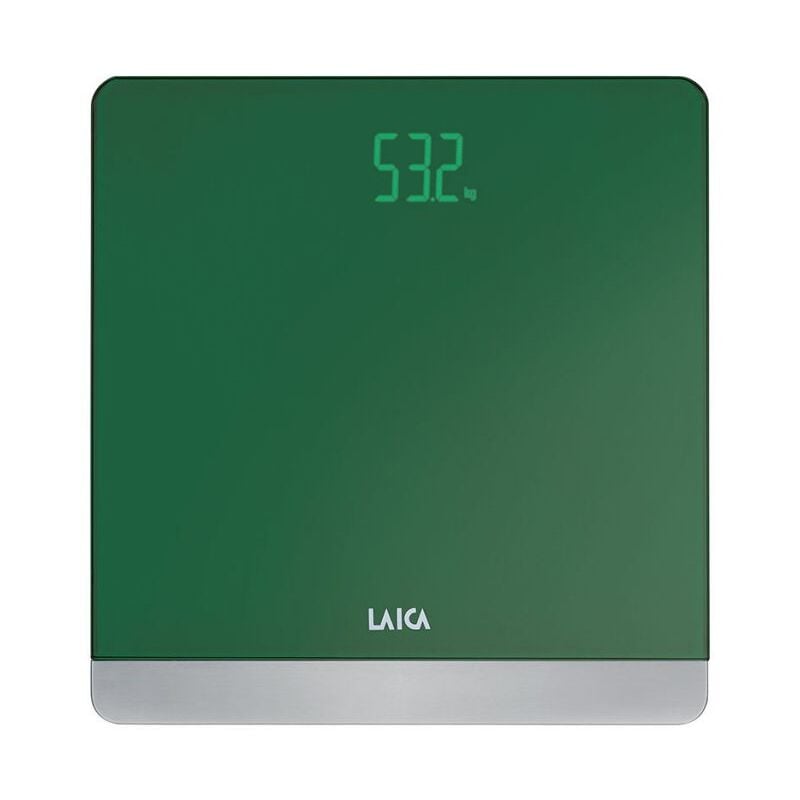 Báscula electrónica color verde 180 kg.