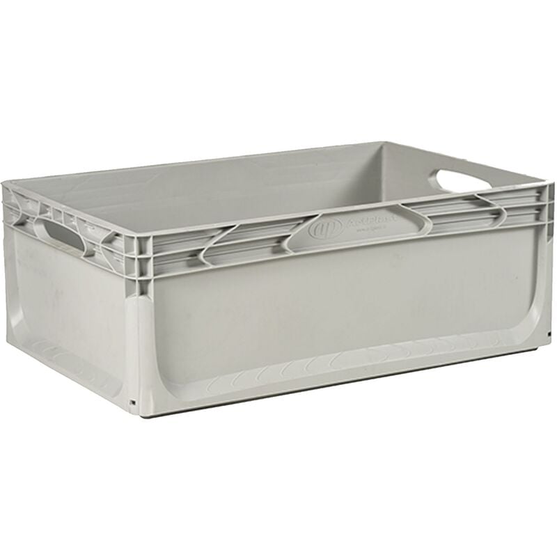 Caja Industrial 600x400 h 220 mm gris art 600 400