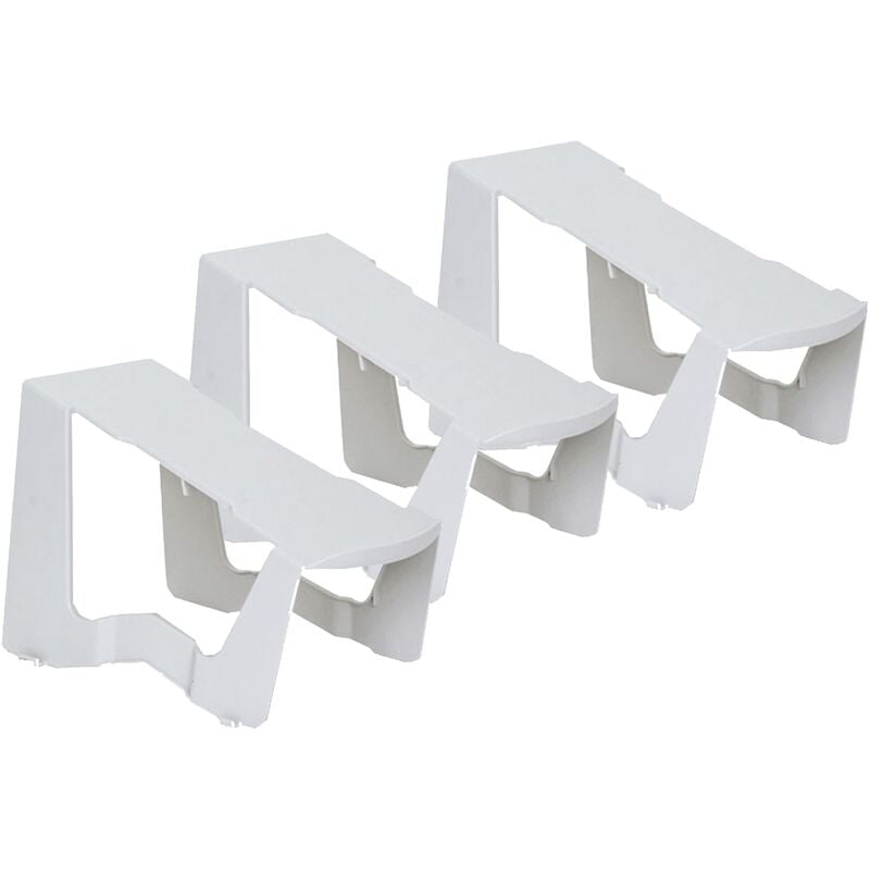 Pack de 3 Soportes para zapatos 21x14,7x14 cm - Blanco