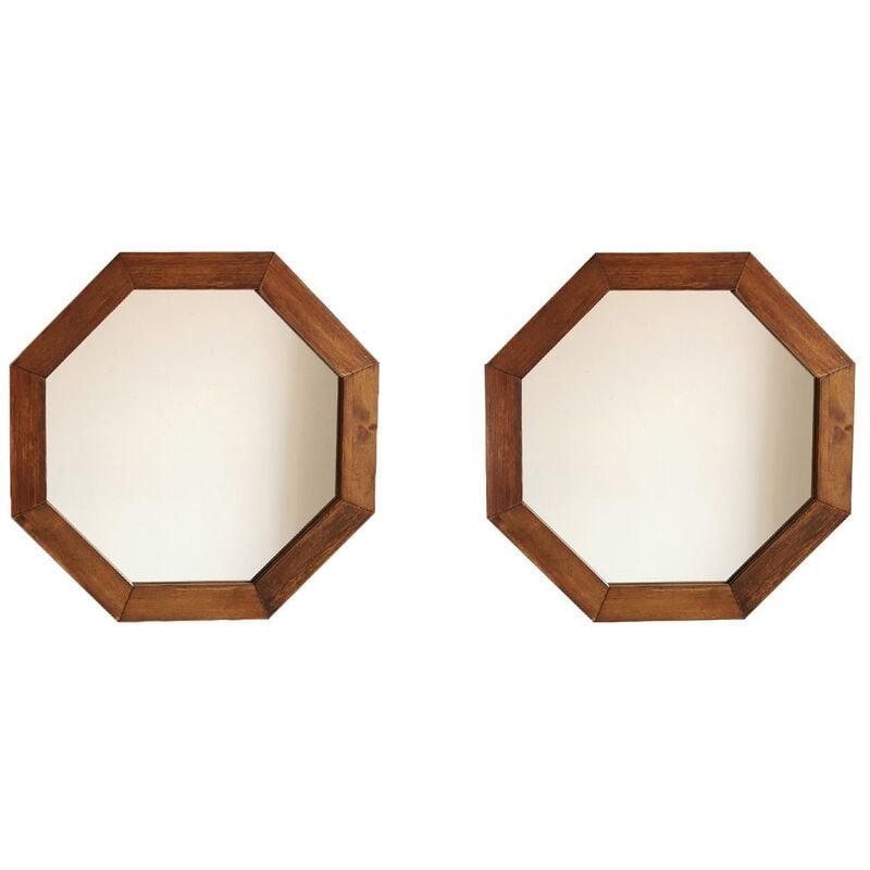 Set De Espejos 2 piezas100 pine solid wood color