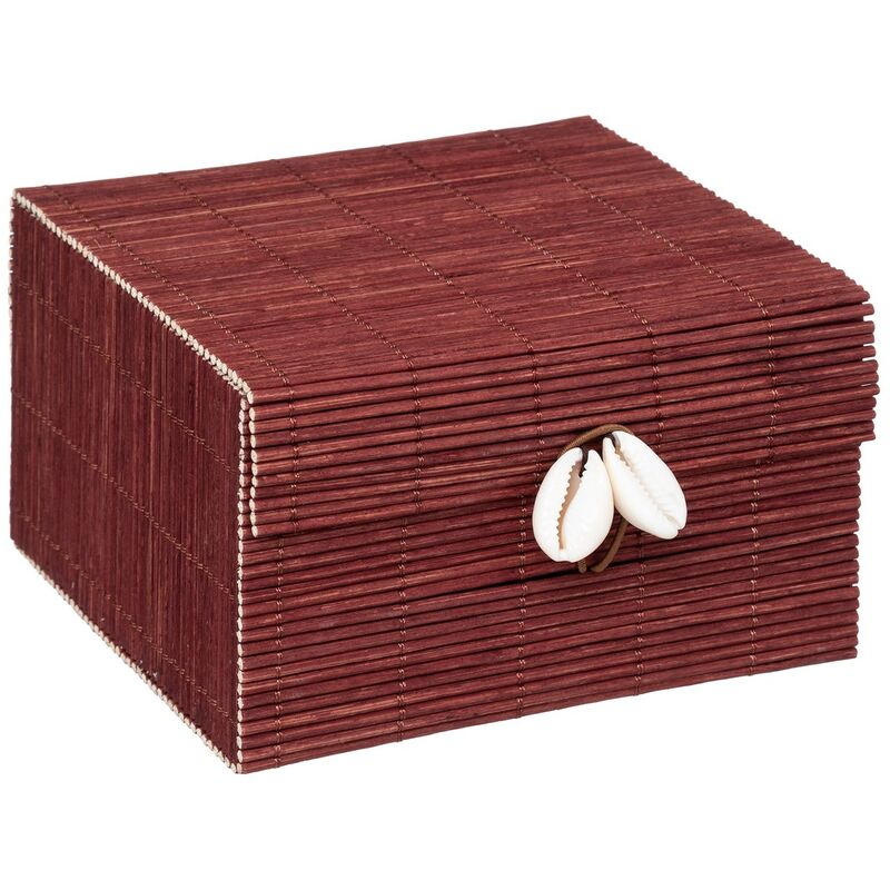 CAJA ALMACENAJE PLEGABLE TERRACOTA 31X31CM