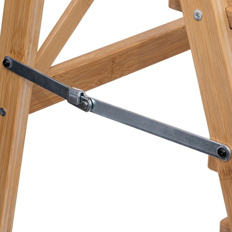 Escalera de bambú de 3 niveles