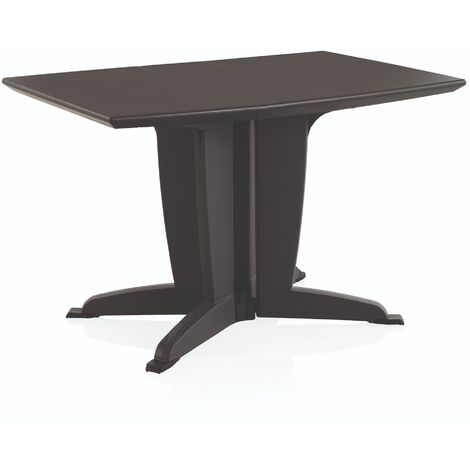 Mesa de jardín plia antracita