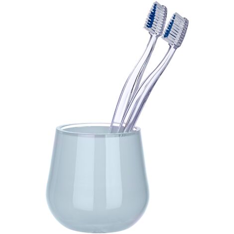 Portaspazzolino WENKO Monaco – Colore Azzurro – Accessorio Bagno In Ceramica