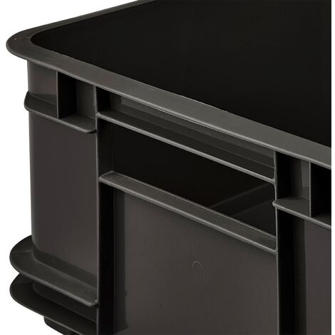 2 Caja Almacenaje Eurobox L Plastico Keeeper Eco Bruno 43 X35 X175 Cm