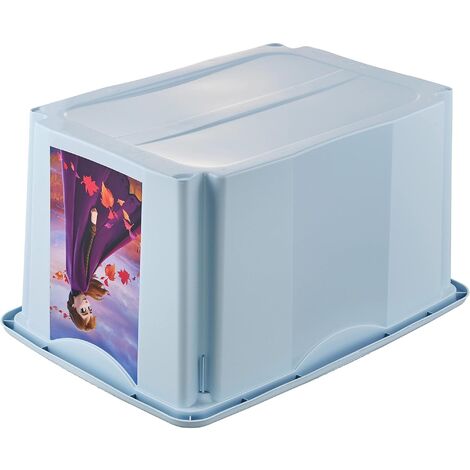 Caja de almacenamiento 55,5 x 40 x 30, azul frozen