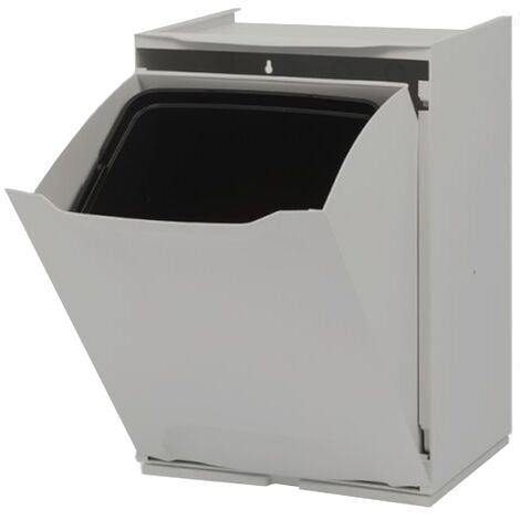 Papelera reciclaje en polipropileno con depósito interior de 20L ArtPlast