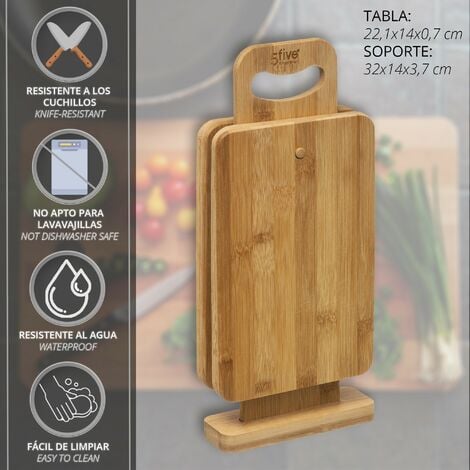 Set X2 Tablas De Picar Cortar Cocina Tabla De Corte