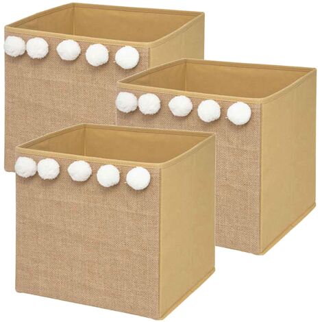 Cajas De Cartón Decorativas Tapa - Set De 3 Cajas De P