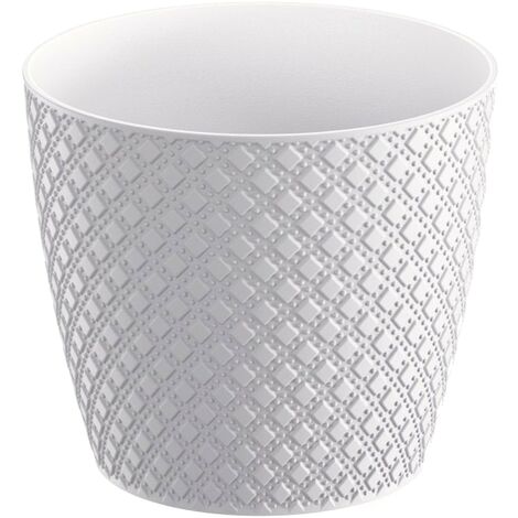 WHEATY Blumentopf 5,4 Liter, Farbe Senf, Maße 218x218x193 Mm – Mit Entwässerungsloch, Ideal Für Pflanzen