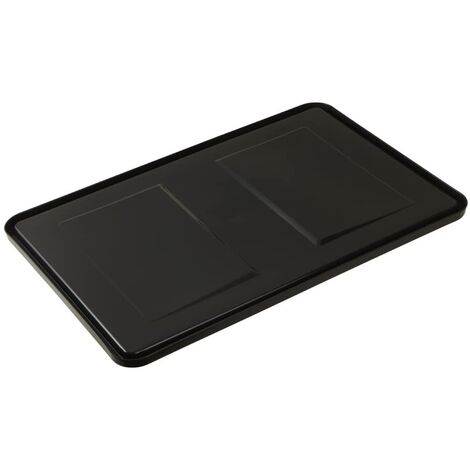 Keeeper Tapa Para Caja Transporte Robert (40x30 Cm) - Roberta Gris Nordic, Apilable, Sin BPA, Fabricada En Europa