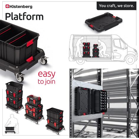 PLATAFORMA CON RUEDAS KISTENBERG