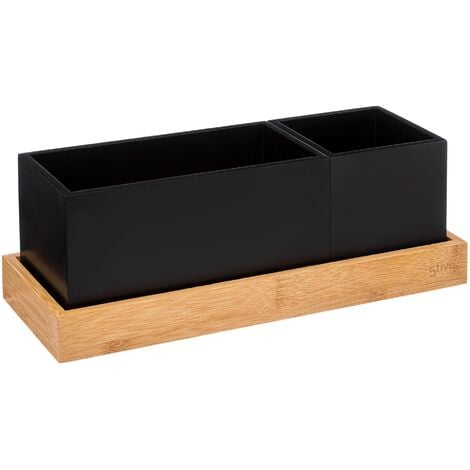 Organizador de escritorio con cubiletes extraíbles