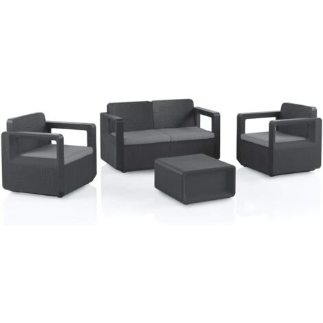 SHAF Conjunto muebles de jardín VENUS Confort - Grafito