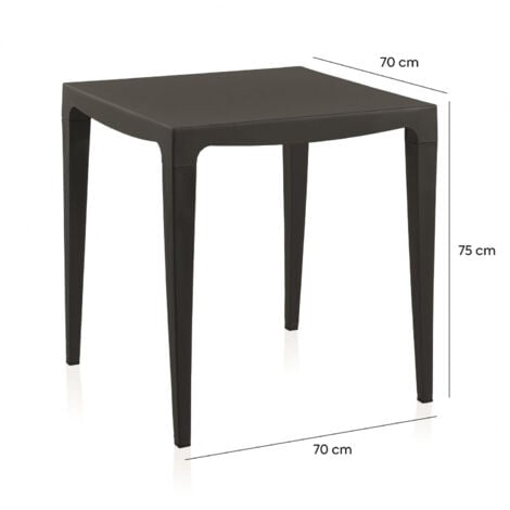 SHAF Mesa de jardín MASTER 70x75 cm - Antracita