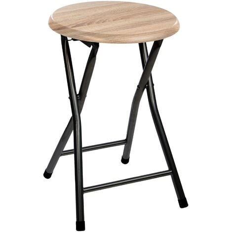 Taburete plegable en panel de madera MDF