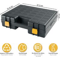 Maletín para herramientas eléctricas en polipropileno L 372 x P314 x H 100  mm