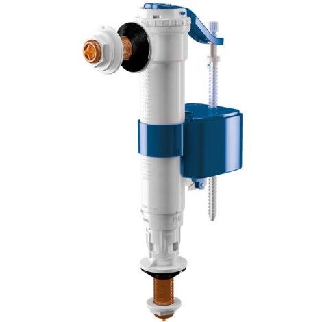 Robinet flotteur silencieux 3/8' avec embout laiton – Alimentation basse ou latérale – Niveau sonore 8 dBA – 702204 – Bemis