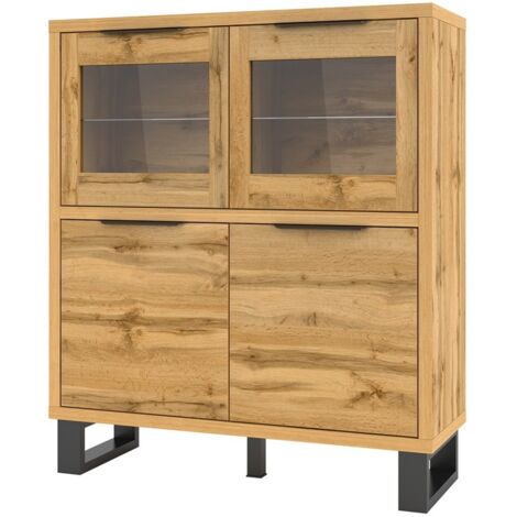 Aparador colección MILO de diseño. Color roble. Mueble ideal para tu comedor. (1/5)