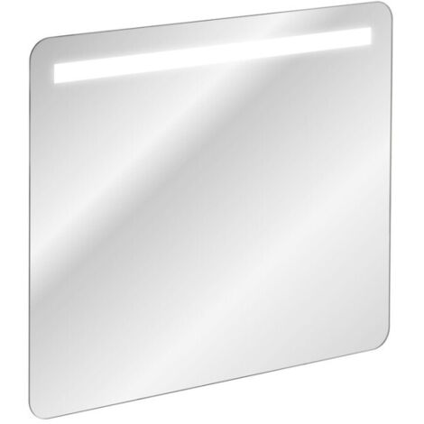 Espejo de baño LED rectangular 80x70 cm sin marco de diseño (1/3)