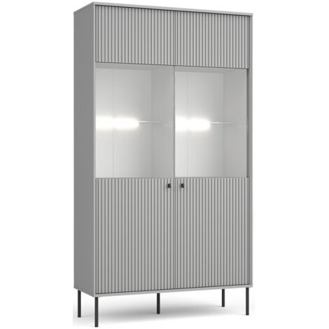 Sora Vetrina Espositiva Per Statuine E Collezionabili - 3x3 Scomparti, Pannello Posteriore Trasparente, Montabile A Parete