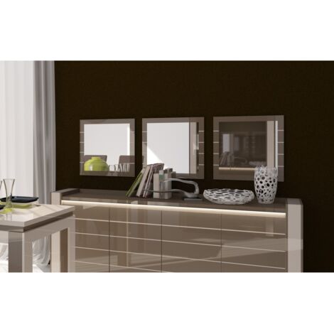 Set di 4 specchi quadrati 30x30cm 2mm - liscio - Tendance