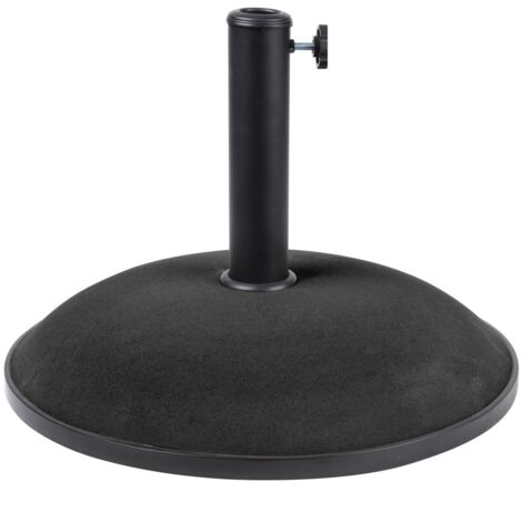 Base in plastica per ombrellone da giardino e mare, effetto Rattan 45