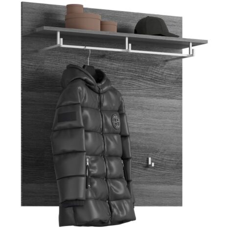 Appendiabiti Ingresso Multifunzione Con Specchio | Bianco, 105cm, Con Cassetti, Ganci Regolabili E Scaffale