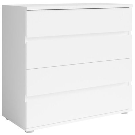 Cassettiera Per Ufficio ESSELTE VIVIDA 4 Cassetti - Bianco, Impilabile, Con Fermo Di Sicurezza