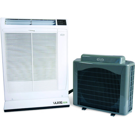 Ulisse 13 DCI eco - condizionatore d'aria mobile inverter split, capacità di raffreddamento massima di 4,0kW per un massimo di 120m³.