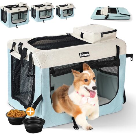 HAPPY HACHI Borsa da Viaggio Pieghevole Trasportino Morbido per Cani