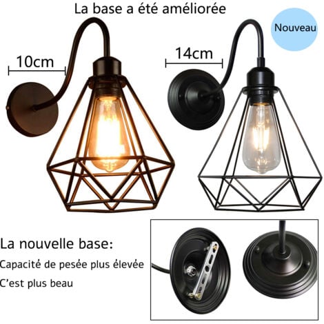 Applique Murale Fer Forgé Cône | Ferronnerie Rocle Emmanuel