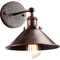 Applique Murale Industrielle Vintage Design Style RétroLuminaire Métal Rotation à 180 Degrés - Laiton jaune