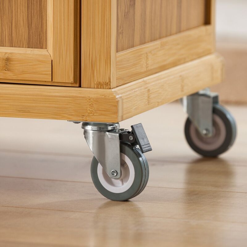 SoBuy FKW46-WN Desserte roulante Chariot de Cuisine de Service Meuble de Rangement