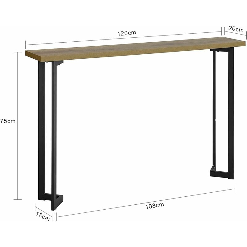 SoBuy FSB21-W Table Console Table d'appoint Table d'Entrée Bureau
