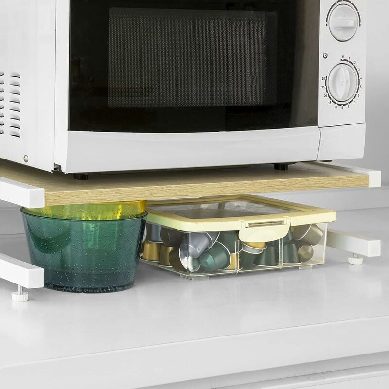 ZfgG Rangement de cuisine Rack à four à micro-ondes pour armoire
