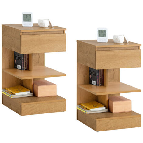 Tavolino Da Divano SoBuy Con Cassetto - Grigio, 39x39x65 Cm, Legno Truciolare, Facile Montaggio