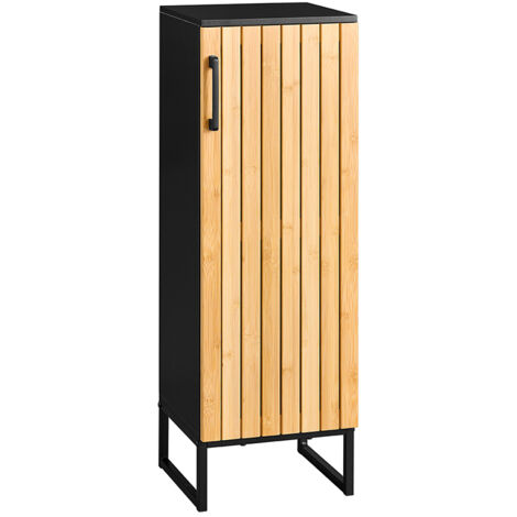 Armoire De Salle De Bain étroite SoBuy – 30x30x89 Cm, Blanc, étagère Réglable – Meuble De Rangement Gain De Place