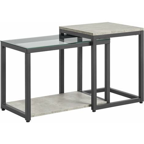 SoBuy FBT44-HG Table d'Appoint Moderne Table Basse Bout de canapé